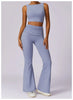 Women Athletic Wear High Waist Leggings And Top Two Piece Set Seamless Gym Tracksuit