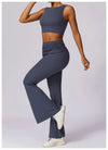 Yoga Clothing Sets Athletic Wear Women High Waist Leggings And Top Two Piece Set Gym Tracksuit Push Up Fitness Workout Outfits