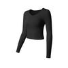 SculptFit Long Sleeve Yoga Crop Top by FitiqueFit
