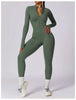 Yoga Jumpsuit Long Sleeved Zipper Rompers