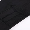 Mens Sweatpants Straight Fit Drawstring Multi-pocket Pants