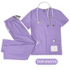 Unisex Medical Uniforms Scrubs Top Pants