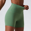 Super Soft Fabric Yoga Gym Shorts High Waist Sports Leggings Workout Cycling