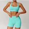 Women's Gym Solid Color Sports Bra