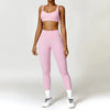 2 PCS Yoga Set Gym Clothes Sportswear Workout Tracksuits Sports Bra Gym Leggings Wear Athletic