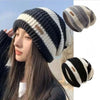 Unisex Stacking Knitted Beanie Cap – Winter Warm Striped Hip-Hop Bonnet Hat by FitiqueFit