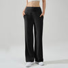 Women's Elastic Baggy High waist Yoga Pants Summer Sports Lifting Flared pants Loose Dance Leggings Solid sweatpants
