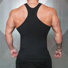 Gym Bodybuilding Muscle Shirts Sleeveless Cotton Breathable Tank Tops Fitness Irregular Hem
