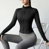 Womens Fleecing Full Zipper Sport Jacket With Thumb Hole