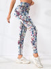 Printed High-Waist Pocket Fitness Pants Women by FitiqueFit