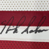 Framed Autographed/Signed Nick Saban 35x39 Alabama Split Pro Cut College Football Jersey PSA/DNA COA