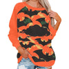 🎃 Vintage Pumpkin Print Long Sleeve T-Shirt – Harajuku Halloween Graphic Tee by FitiqueFit