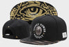 Skull Hand Snapback Hat – Flat Bill Adjustable Baseball Cap by FitiqueFit