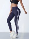 Women Striped Slim Leggings