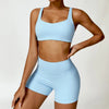 2 PCS Yoga Set Gym Clothes Sportswear Workout Tracksuits Sports Bra Gym Leggings Wear Athletic