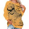 🎃 Vintage Pumpkin Print Long Sleeve T-Shirt – Harajuku Halloween Graphic Tee by FitiqueFit