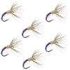 Grave Digger Sakasa Kebari - 6 Tenkara Flies - Size 10