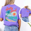 Salty Soul Comfort Colors Tee – Women’s Summer Beach Shirt by Adorb Custom Tees