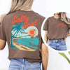 Salty Soul Comfort Colors Tee – Women’s Summer Beach Shirt by Adorb Custom Tees