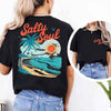 Salty Soul Comfort Colors Tee – Women’s Summer Beach Shirt by Adorb Custom Tees
