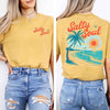 Salty Soul Comfort Colors Tee – Women’s Summer Beach Shirt by Adorb Custom Tees