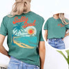 Salty Soul Comfort Colors Tee – Women’s Summer Beach Shirt by Adorb Custom Tees