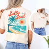 Salty Soul Comfort Colors Tee – Women’s Summer Beach Shirt by Adorb Custom Tees