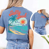 Salty Soul Comfort Colors Tee – Women’s Summer Beach Shirt by Adorb Custom Tees