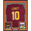 Framed Autographed/Signed Sam Leavitt 35x39 Arizona State Maroon College Football Jersey Beckett BAS COA by Hall of Fame Sports Memorabilia