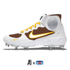 "San Diego" Nike Alpha Huarache Elite 3 Mid Cleats