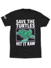 Save The Turtles Hit It Raw Tee by Luckless Outfitters