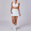 Seamless Tennis Skirt Set – Quick-Dry Workout Outfit by FitiqueFit