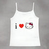 Y2K Hello Kitty Crop Top – Emo Girls Vintage Punk Tank by FitiqueFit