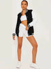 Women’s Oversize Solid Color Baseball Jacket by FitiqueFit