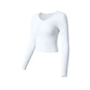 SculptFit Long Sleeve Yoga Crop Top by FitiqueFit