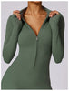 Yoga Jumpsuit Long Sleeved Zipper Rompers