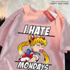 🌙 Sailor Moon Tongue-Out Graphic T-Shirt – Playful Anime Streetwear by FitiqueFit