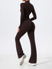 Women's Half Zipper Long Sleeve 2-Pc Activewear