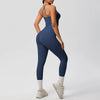 Women 2pcs Patchwork Sport Yoga Suit Training Tummy Tuck and Hip Lift