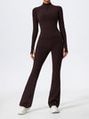 Women's Half Zipper Long Sleeve 2-Pc Activewear