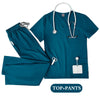 Unisex Medical Uniforms Scrubs Top Pants