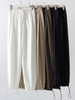 White Sweatpants For Women High Waist Jogger Wide Leg