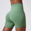 Super Soft Fabric Yoga Gym Shorts High Waist Sports Leggings Workout Cycling