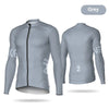 INBIKE Cycling Jersey Long Sleeve Men's Top Breathable Jersey Three Pockets