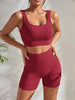 Women's Seamless Ribbed Yoga Set by FitiqueFit