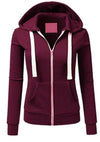 Spring and Autumn New Women's Personalized Casual Cardigan Zipper Hoodie Korean Edition Fashion Outdoor Jogging Sportswear