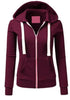 Spring and Autumn New Women's Personalized Casual Cardigan Zipper Hoodie Korean Edition Fashion Outdoor Jogging Sportswear