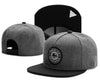 Skull Hand Snapback Hat – Flat Bill Adjustable Baseball Cap by FitiqueFit