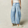 Women’s Mid Rise Wide Leg Jeans by FitiqueFit