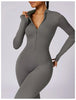 Yoga Jumpsuit Long Sleeved Zipper Rompers